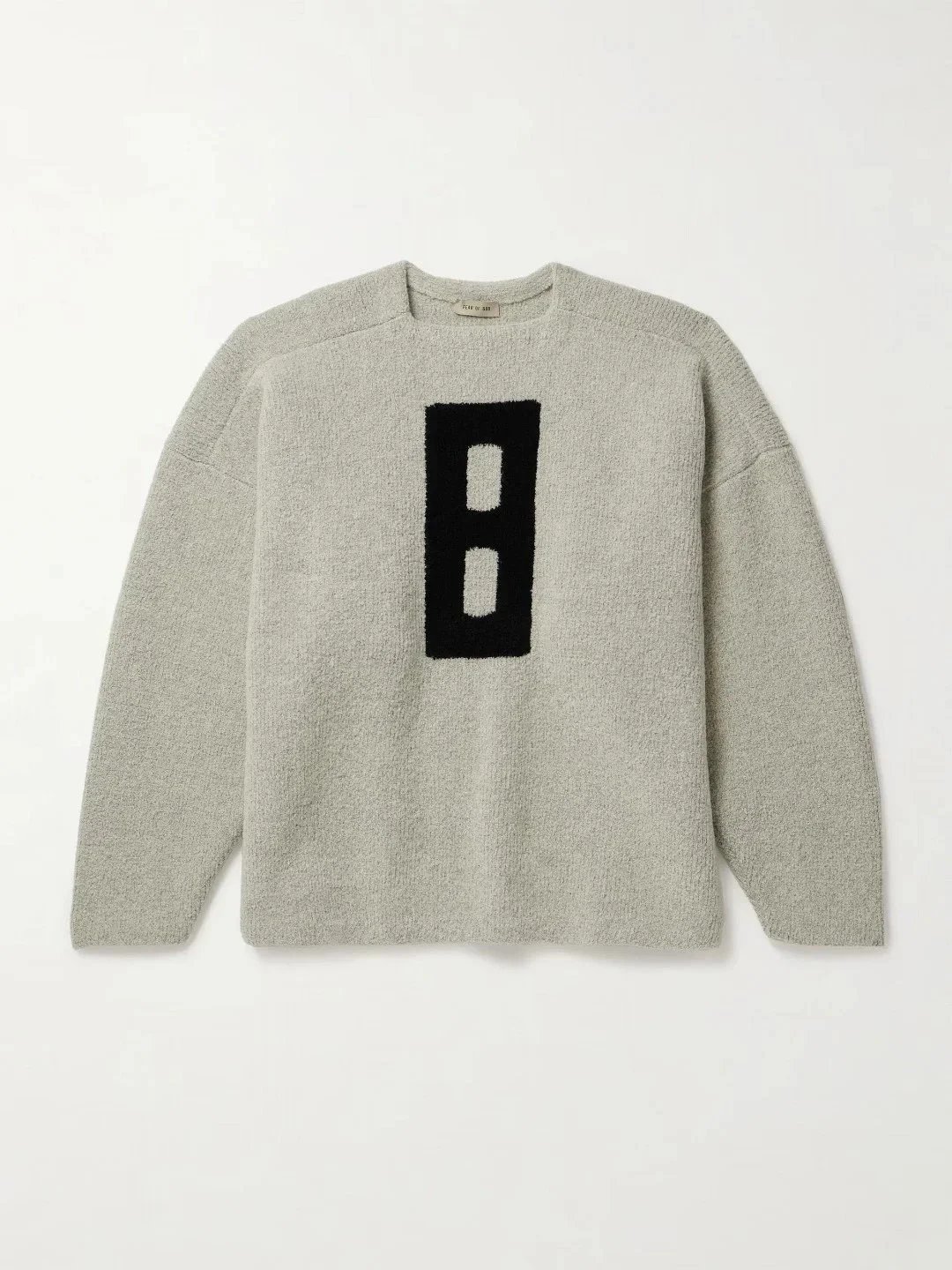 Represent R Logo Knit Sweater Black - 10