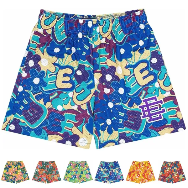 GRA Cloud Gradient Mesh Shorts Multicolor - 9