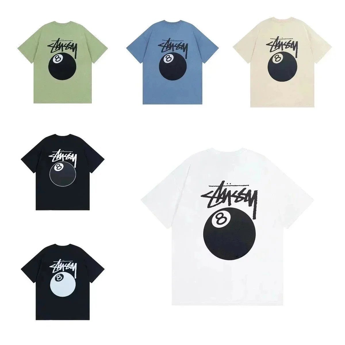 Stussy Black 8-Ball T-Shirt