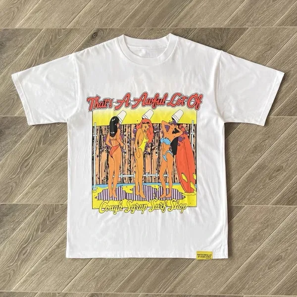 That's A Awful Lot Of Cough Syrup Surf Shop Graphic T-Shirt - 1