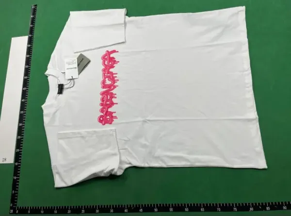 Balenciaga Double Logo Gradient Print Black T-Shirt - 6
