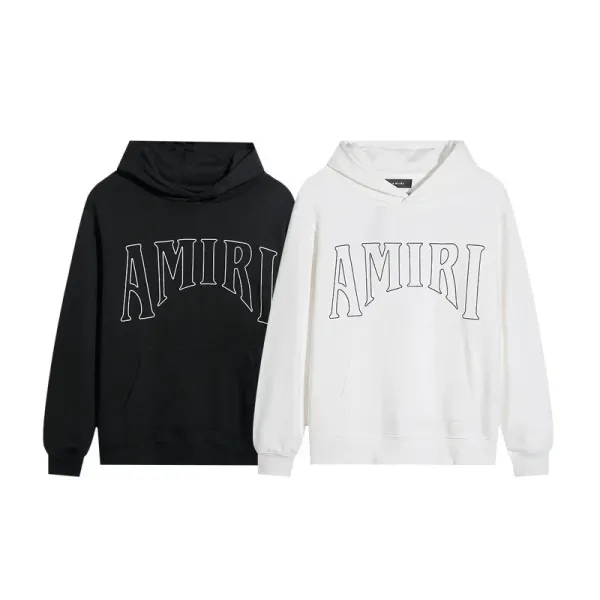 Amiri Tie-Dye Sleeve Hoodie Black - 7