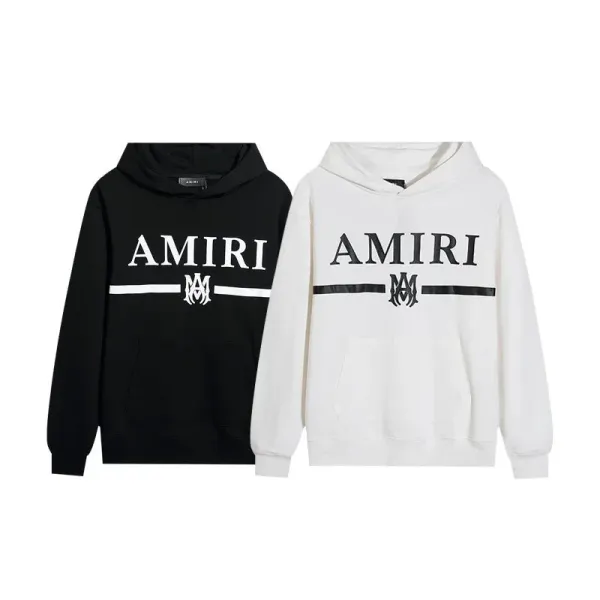 Amiri Tie-Dye Sleeve Hoodie Black - 9