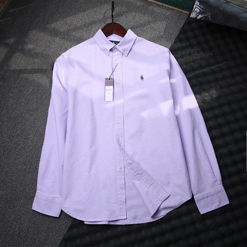 Ralph Lauren Classic Fit Oxford Shirt Lilac Shirt - 1