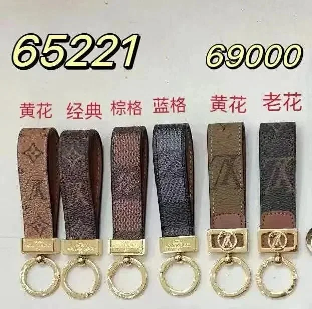 Gucci Logo Strap Keychain with Gold-Tone Ring product detail image 7