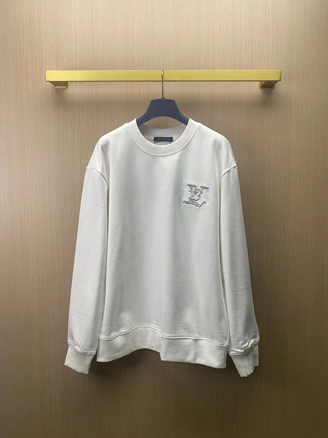 Louis Vuitton Knitwear Crewneck monogram knit sweater product detail image 7