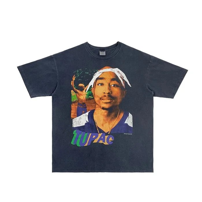 复古黑色 白头巾2pac