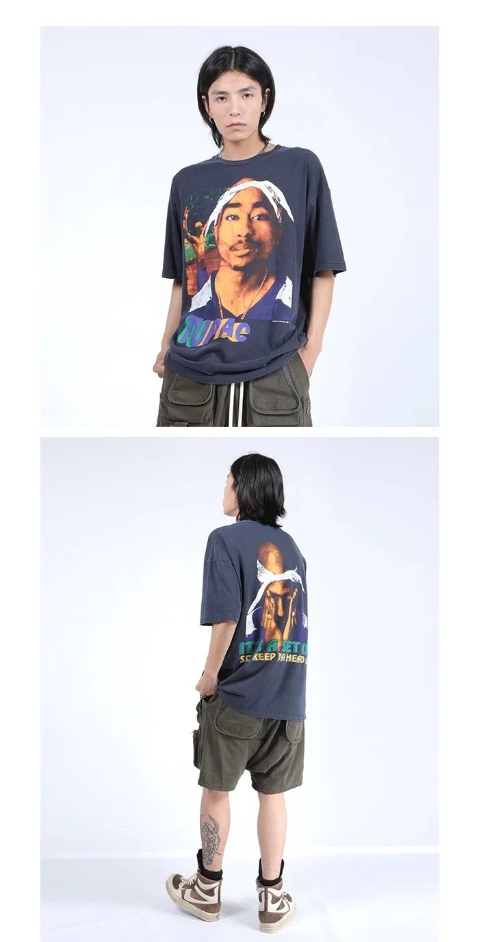 Gallery Dept. Janet Jackson Graphic Tee Navy - 9