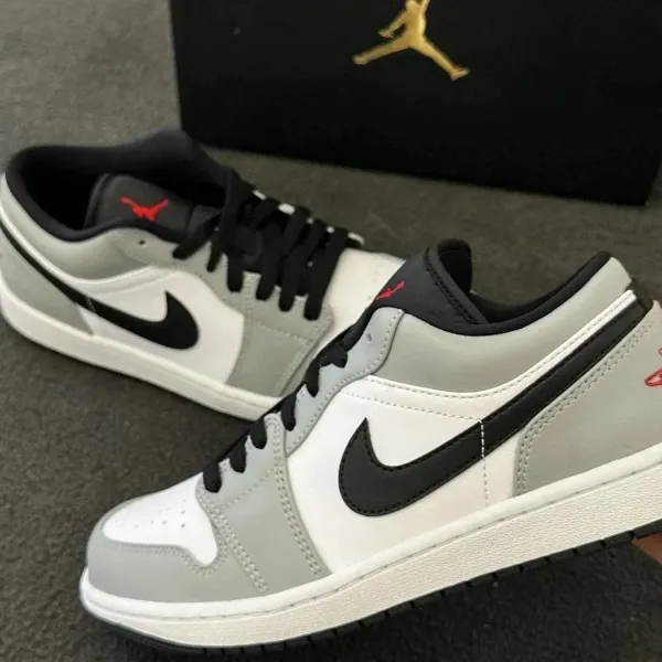 Nike Dunk Low White Blue Swoosh Sneakers - 11