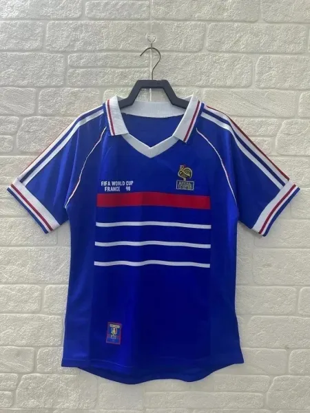 Le Coq Sportif France 1998 World Cup Home Jersey Blue - 1