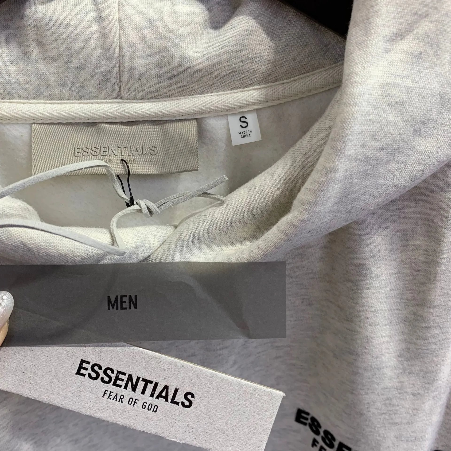 Fear of God Essentials Logo Sweatpants Gray - 21