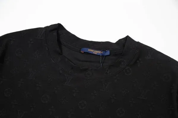 Louis Vuitton Monogram All-Over Print Black T-Shirt - 4