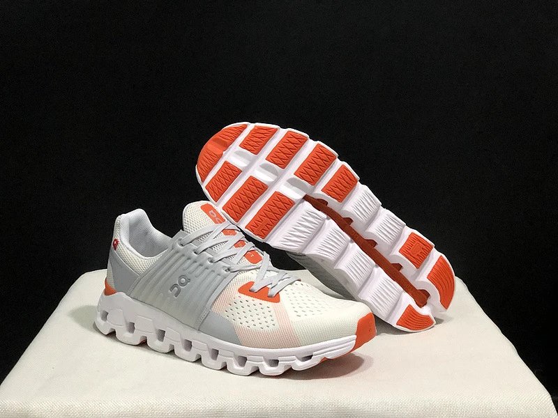 On Cloud X 3 Light Gray Lime Green Running Shoes - 2
