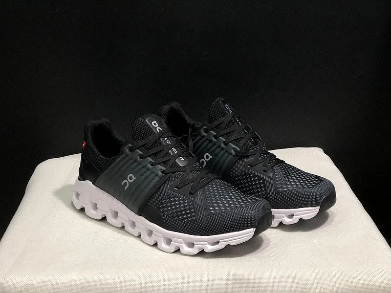 On Cloud X 3 Light Gray Lime Green Running Shoes - 10