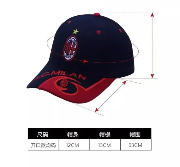 Real Madrid Embroidered Baseball Cap Navy and Gray - 4