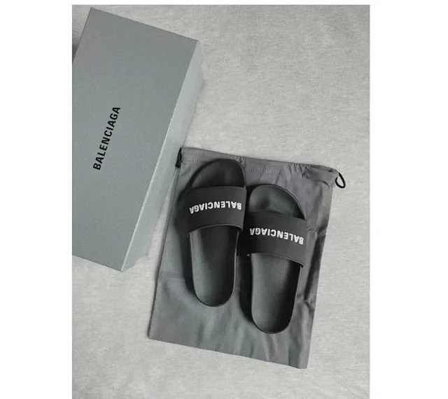 Balenciaga Slippers Logo Slide Sandals product detail image 6