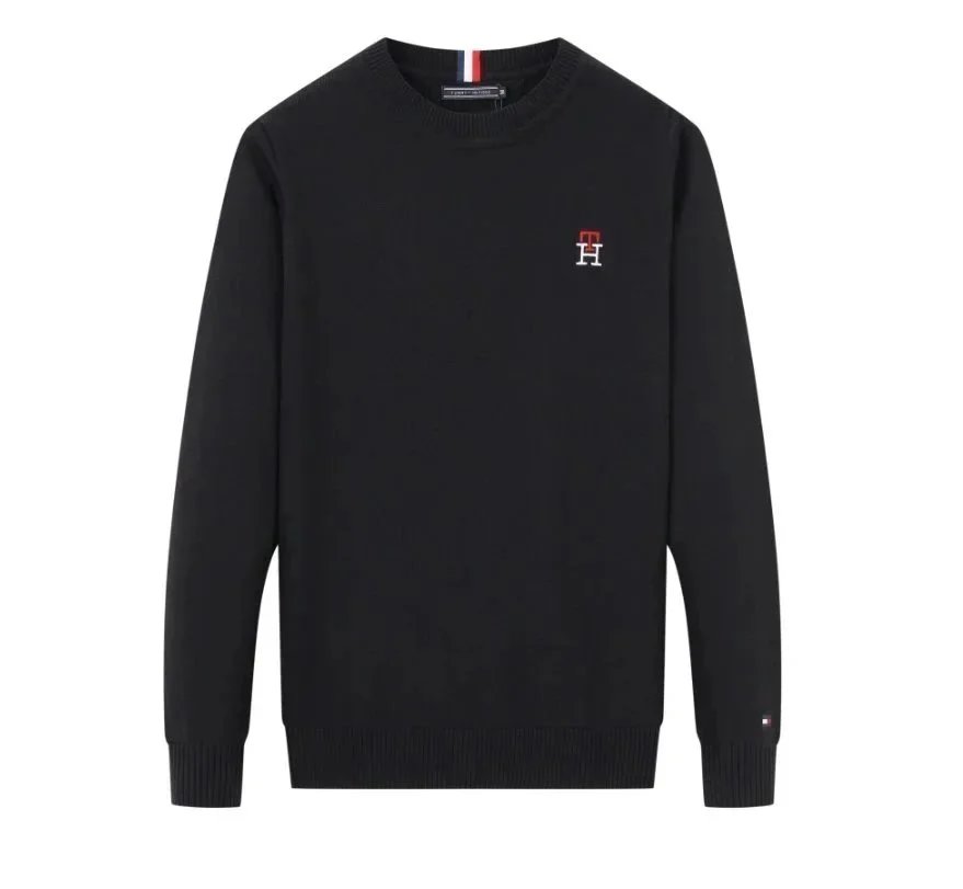 Tommy Hilfiger Classic Logo Crewneck Sweater Gray - 9