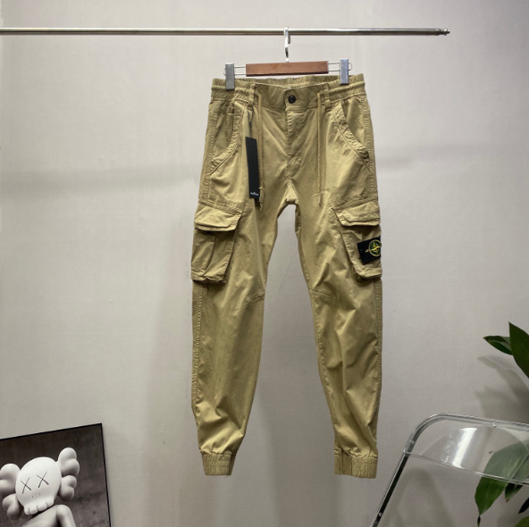 Stone Island Cargo Jogger Pants Khaki - 1