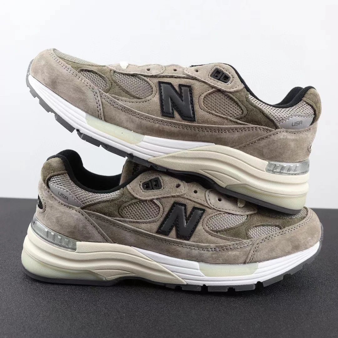 New Balance 991 Gray Teal Running Shoes - 8