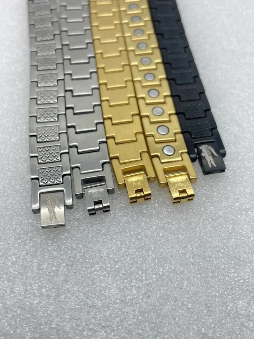 Design Magnetic Therapy Bracelet Gold Tone Link Bracelet Jewelry Bracelets product detail 2 in Litbuy spreadsheet finds