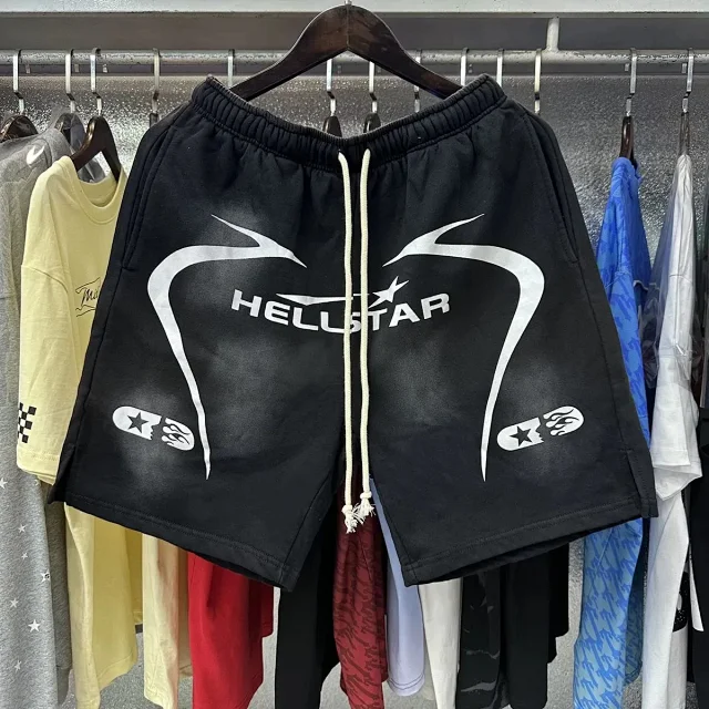 Hellstar T-Shirts Oversized graphic-print short-sleeve T-shirt product detail image 7