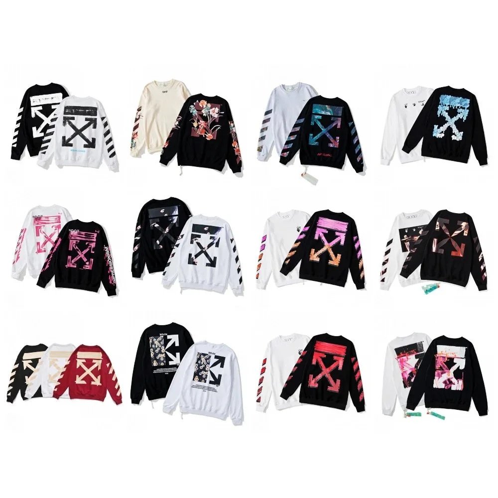 Off-White Black Long Sleeve Sweatshirt