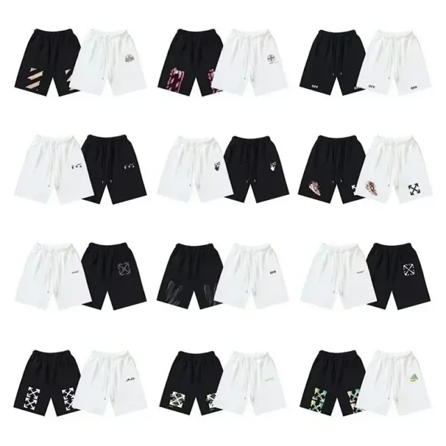 Off-White Shorts Elastic-waist graphic product detail image 2