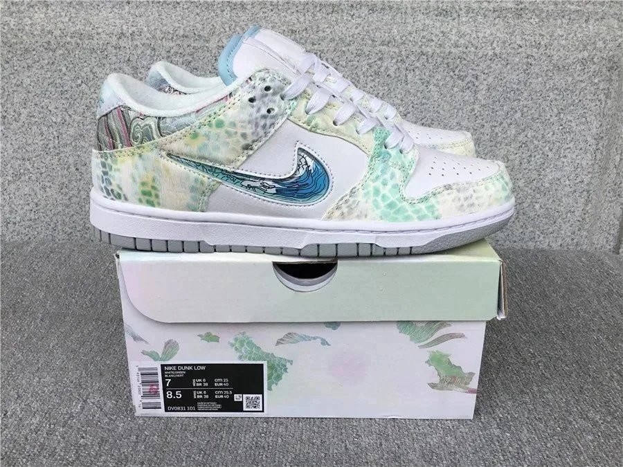 Nike Dunk Low SP Orange Blaze White Sneakers - 3