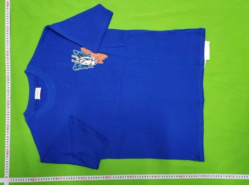 Off-White Diag Spray Paint T-Shirt Blue - 8