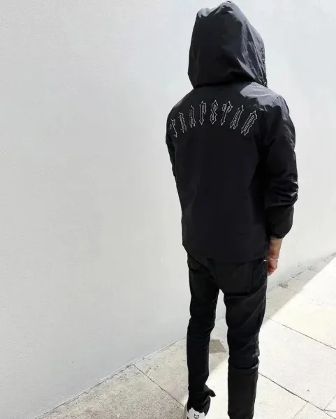 Trapstar Windbreaker Jacket Burgundy Outerwear - 8