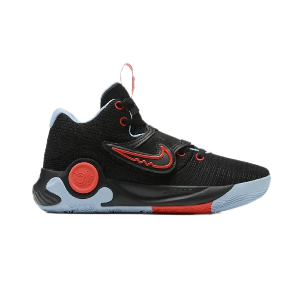 Nike KD Trey 5 IX Black Red Ice Blue Basketball Shoes - 5