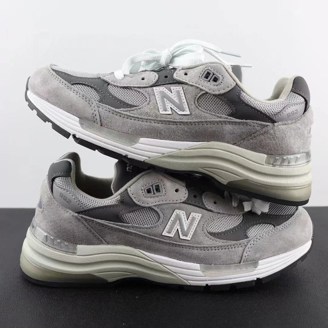 New Balance 991 Gray Teal Running Shoes - 4
