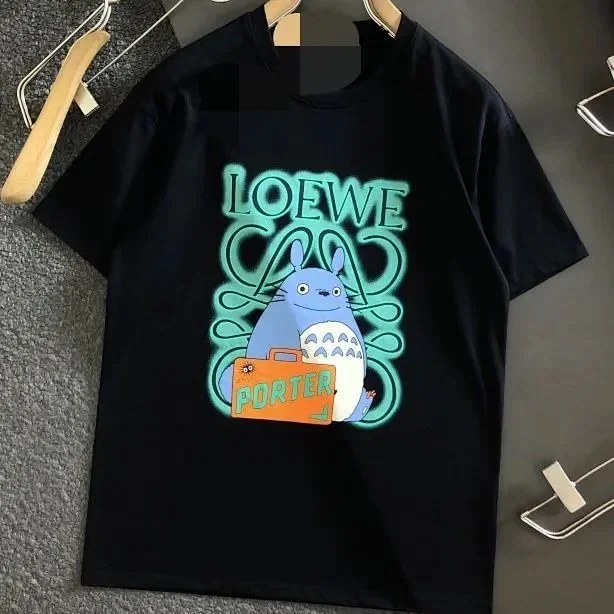 Loewe T-Shirts Short-sleeve logo graphic T-shirt product detail image 9