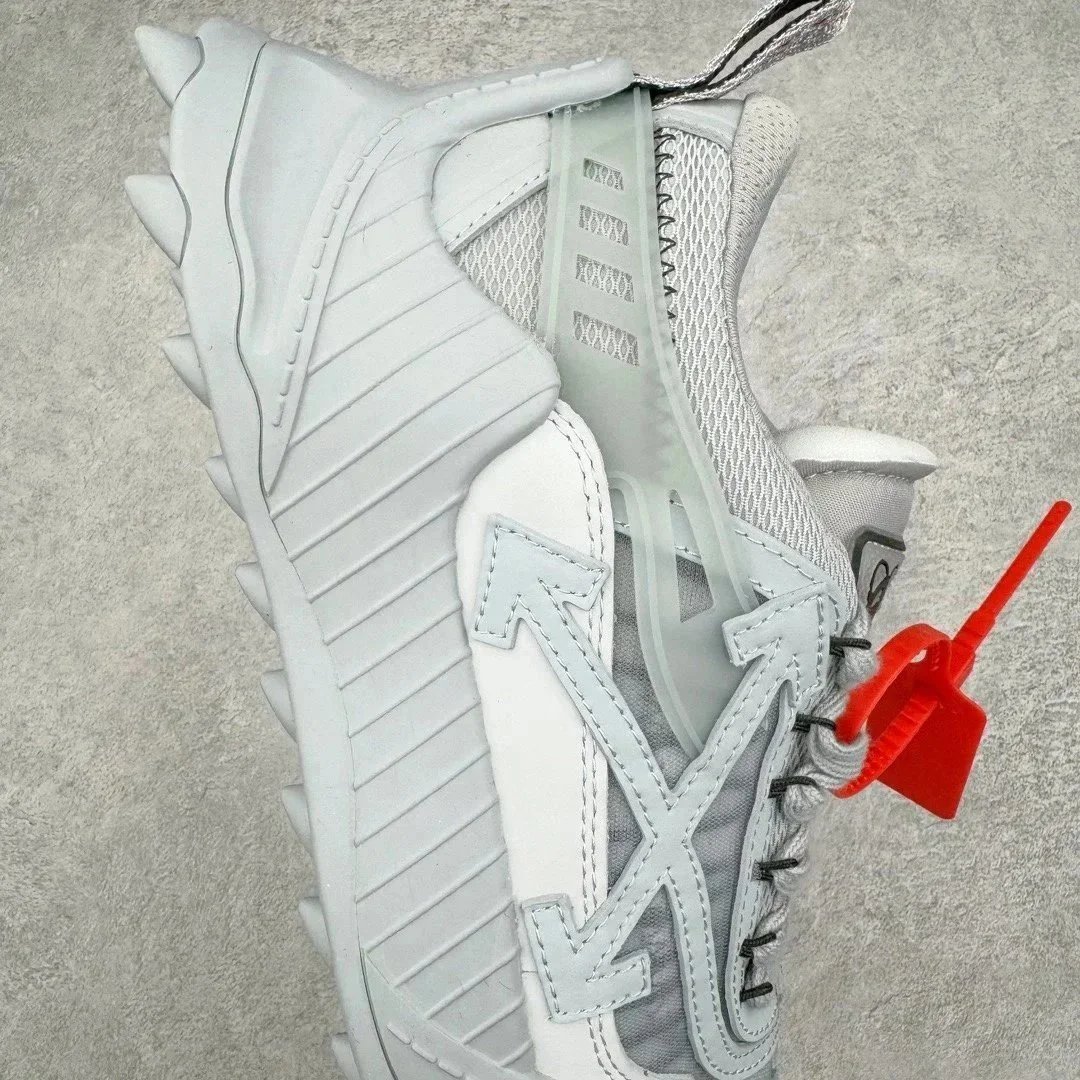 Off-White Diagonal Arrow Pink Chunky Sneakers - 9