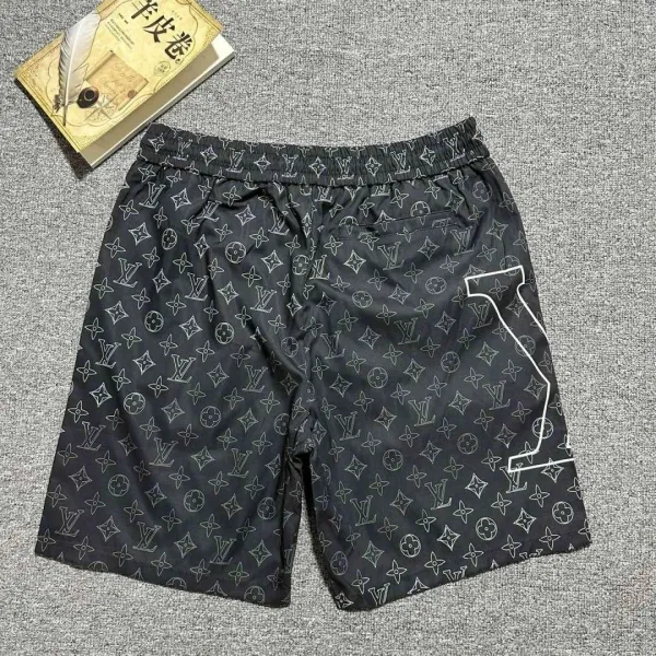 Louis Vuitton Monogram Octopus Print Swim Shorts Black - 12