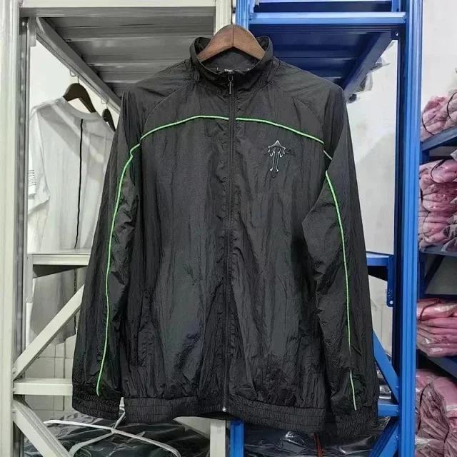 Unbranded Jackets Zip-Front Track Jacket with Contrast Piping product detail image 7