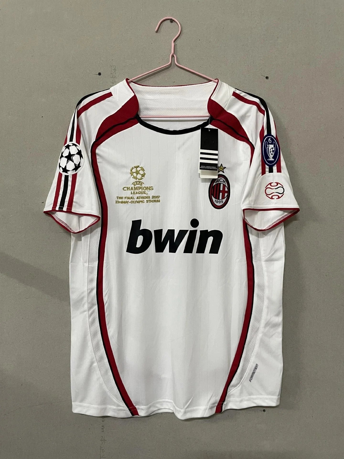 Manchester United x AIG 2006-07 Home Jersey Red - 7