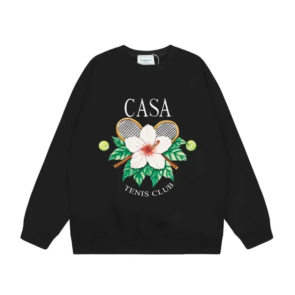 Casa Blanca Casa Tennis Club Black Hoodie - 1