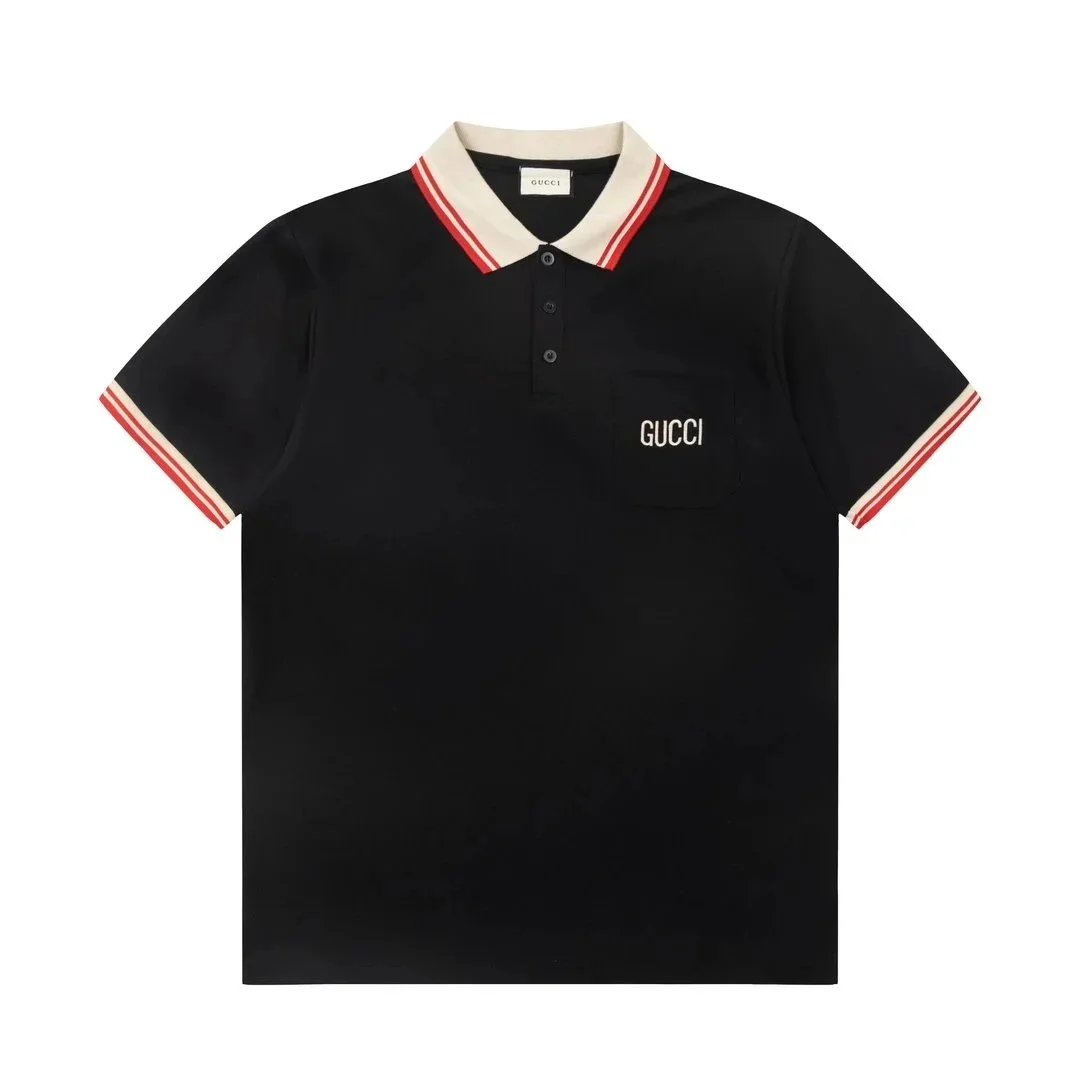 Gucci Interlocking GG Polo White with Green and Red Trim - 10