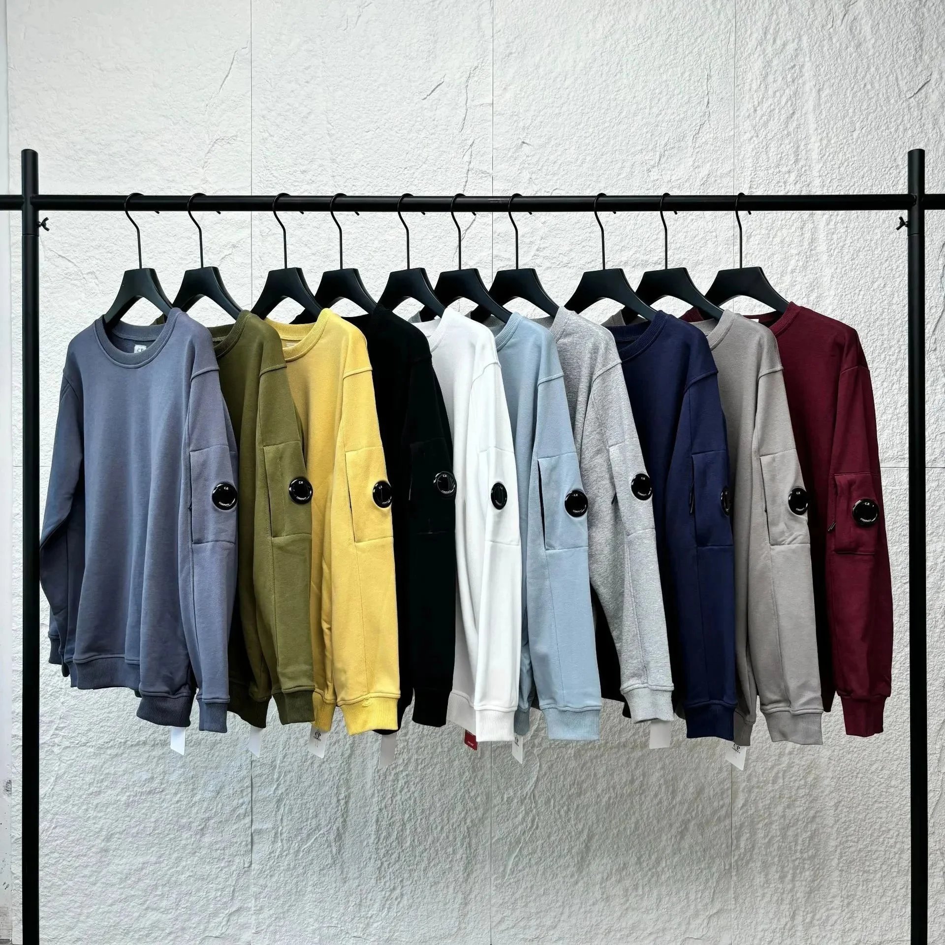 C.P. Company Multi Color Sweatshirt with Arm Pockets