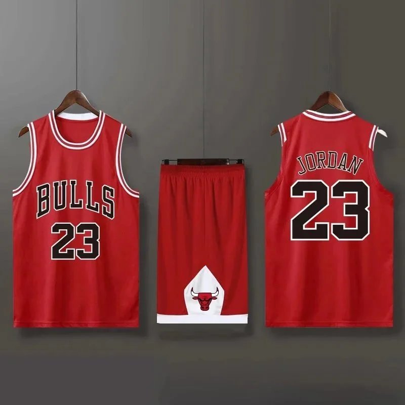 Jordan Bulls 23 Red Jersey