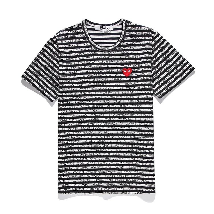 Play Comme des Garçons Heart Eyes Black Polo - 10