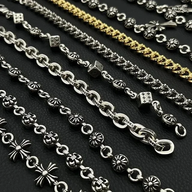 Unbranded Jewelry Cross and Floral Link Bracelets product detail image 2