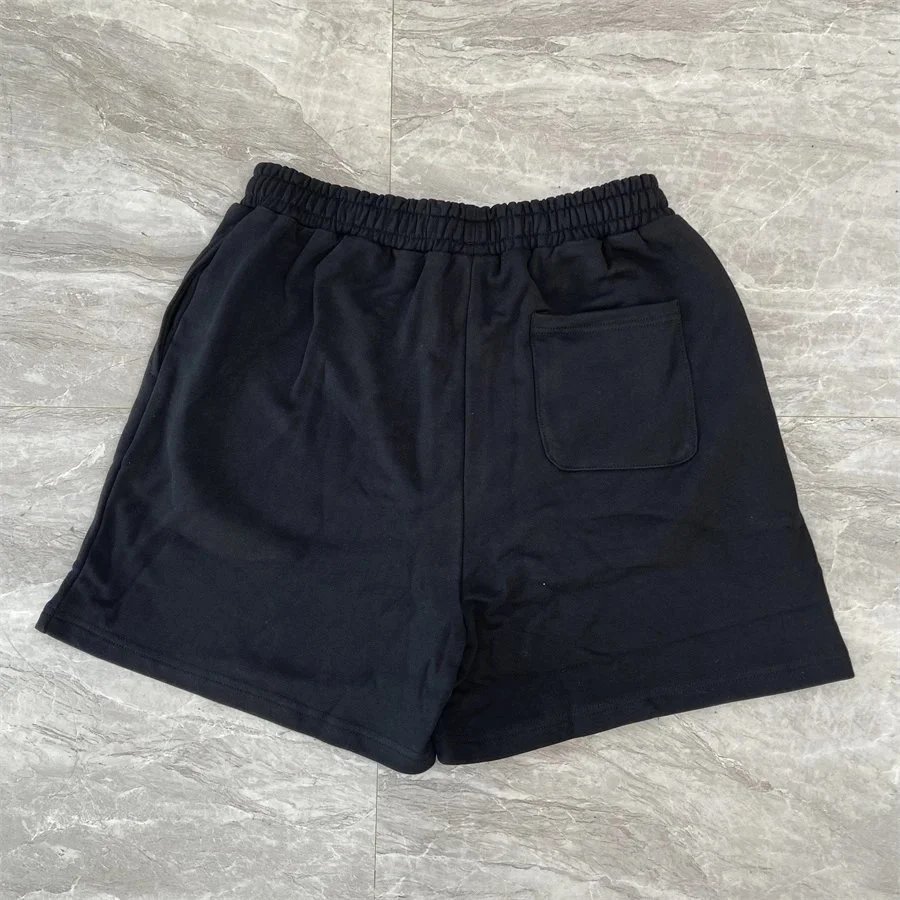 Corteiz Floral Logo Black Drawstring Shorts - 5