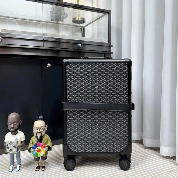 Goyard Saint Louis Expandable Travel Case Black Suitcase product listing in Litbuy spreadsheet finds