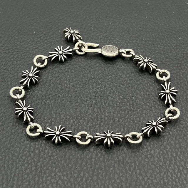 Unbranded Jewelry Cross and Floral Link Bracelets product detail image 4
