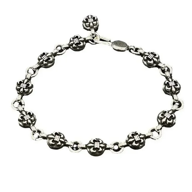 Unbranded Jewelry Cross and Floral Link Bracelets product detail image 5