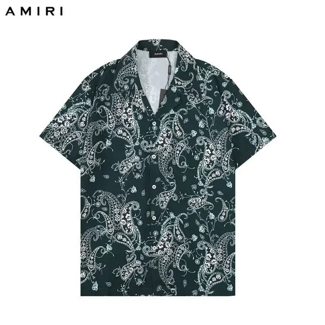 AMIRI Shirts Short-sleeve camp-collar printed product detail image 10
