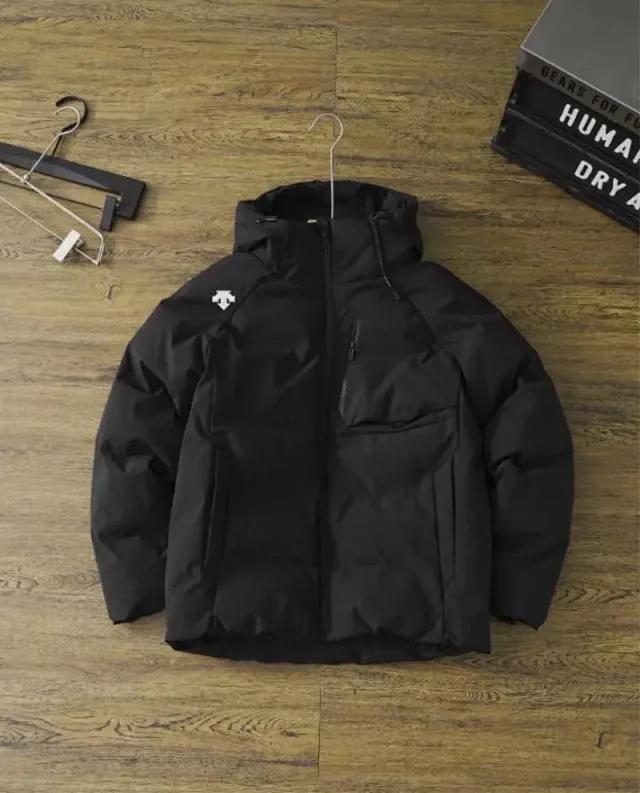 DESCENTE Down Jackets Hooded insulated jacket with zip pockets product detail image 6
