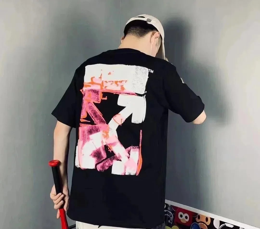 Off-White Arrow Logo Graphic T-Shirt Black - 4